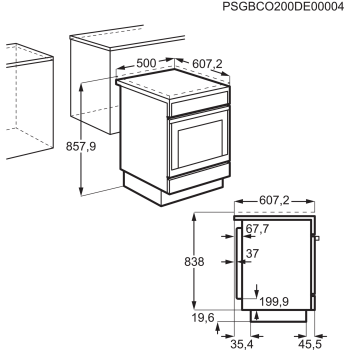 Electrolux Elektroherd FEH5LV104